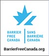 Barrier Free Canada logo.